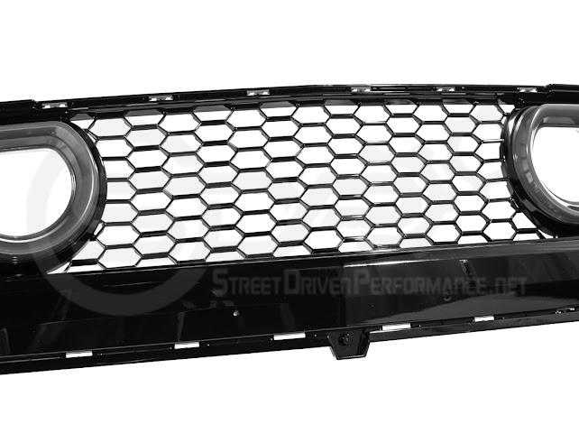 2024-UP FORD MUSTANG ECOBOOST & GT | GTV STYLE FRONT UPPER GRILLE LED AIR INTAKES